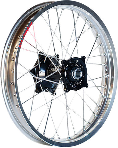 DUBYA REAR WHEEL 2.15 X 18 BLACK HUB SILVER RIM 56-4061BS