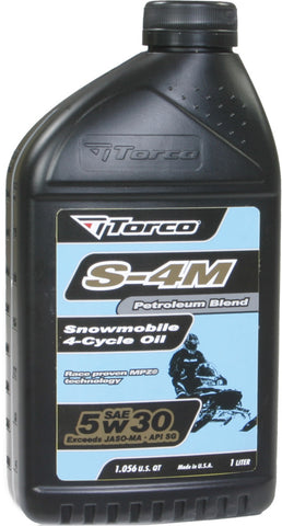TORCO MOTOR OIL S-4M 2C PETROL SNOW 5W30 55 GAL DRUM S620530B