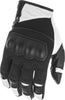 FLY RACING COOLPRO FORCE GLOVES BLACK/WHITE LG 476-4121L