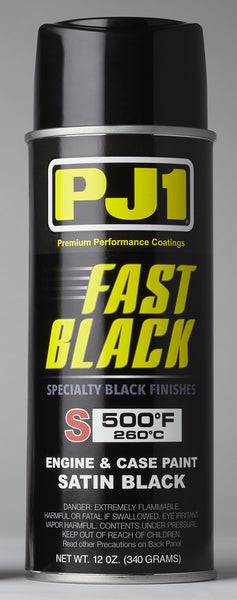 PJ1 FAST BLACK ENGINE PAINT SATIN BLACK 16-SAT
