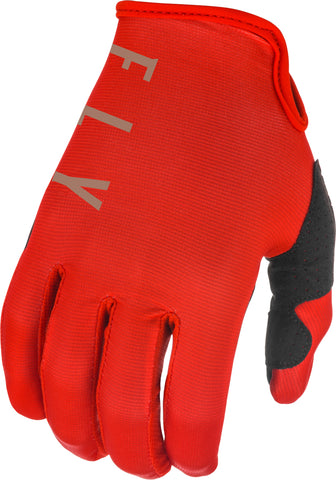 FLY RACING LITE GLOVES RED/KHAKI SZ 13 374-71213