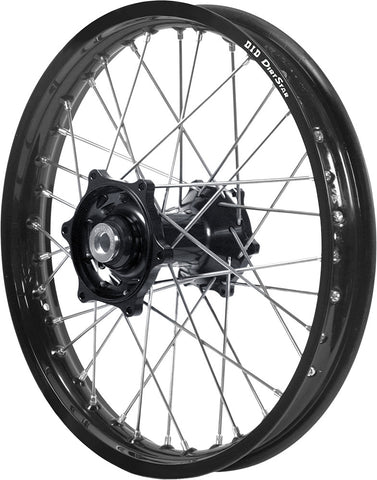 DUBYA FRONT WHEEL 1.60 X 21 BLACK HUB BLACK RIM 56-4000BB