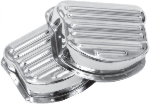 PAUGHCO PANHEAD ROCKER ARM COVERS RIBBED 2/PK 765A