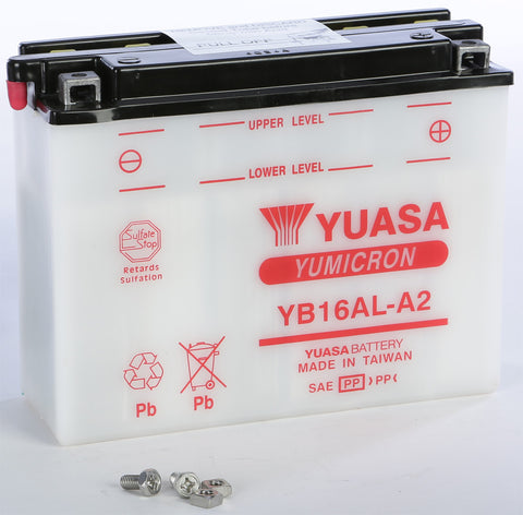 YUASA BATTERY YB16AL-A2 CONVENTIONAL YUAM22162