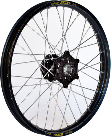 DUBYA FRONT WHEEL 1.60 X 21 BLACK HUB BLACK RIM 56-3104BB