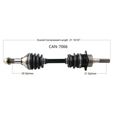 OPEN TRAIL OE 2.0 AXLE FRONT RIGHT CAN-7066