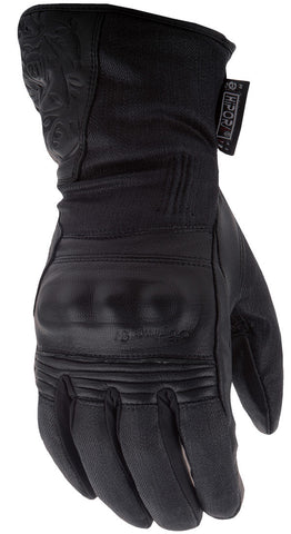 HIGHWAY 21 WOMEN'S BLACK ROSE GLOVES BLACK MD #5884 489-0096~3