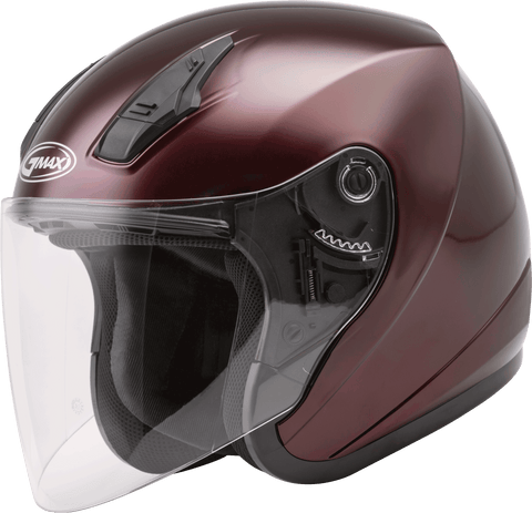 GMAX OF-17 OPEN-FACE HELMET WINE RED 3X G317109N