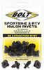 BOLT M8 THREE STAGE PUSH RIVET KIT 10/PK 2005-8SRIV