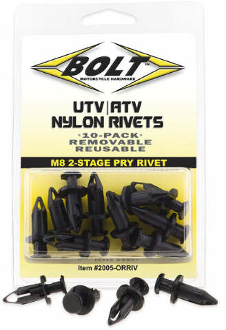 BOLT M8 PRY RIVET KIT 10/PK 2005-0RRIV