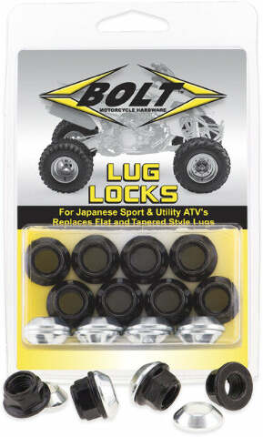 BOLT LUG-LOCKS BLACK 2005-LUG.B