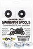 BOLT SWINGARM SPOOLS BLACK 2009-SSS.BK