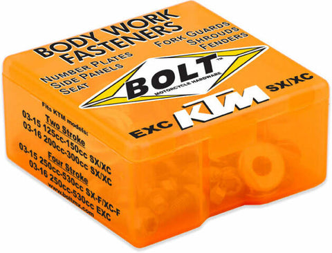 BOLT FULL PLASTIC FASTENER KIT KTM KTM-PFK1