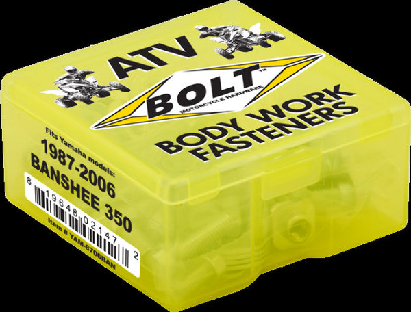 BOLT BODY WORK FASTENER KIT ATV YAM-8706BAN