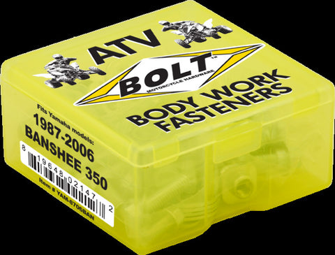 BOLT BODY WORK FASTENER KIT ATV YAM-8706BAN
