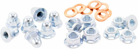 BOLT 2 STROKE CYLINDER & HEAD NUTS UNIVERSAL-ALL 2 STROKE MOTORS 2STK-HDNUT