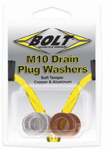BOLT CRUSH WASHERS 10X18MM 10/PK 5 ALUMINUM & 5 COPPER DPWM10.18-10