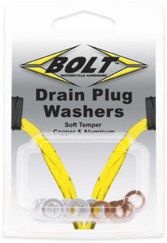 BOLT CRUSH WASHERS 6X11MM 10/PK 5 ALUMINUM & 5 COPPER DPWM6.11-10