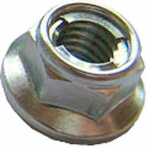 BOLT FUJI-STYLE 14MM HEX LOCKING FLANGE NUTS 10X1.25MM 10/PK 021-31014