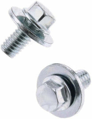 8MM HEX HEAD FLANGE BOLT 6X1.0X12MM W/16MM WASHER 10/PK 024-11612