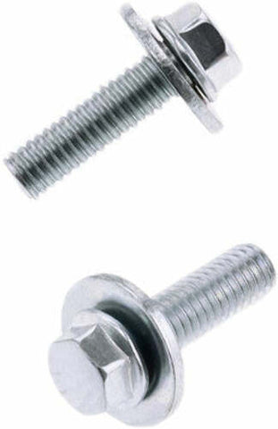 8MM HEX HEAD FLANGE BOLT 6X1.0X20MM W/20MM WASHER 10/PK 024-11620