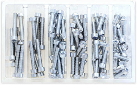 SMOOTH SOCKET HEAD ALLEN BOLT ASSORTMENT 80 PIECE KIT SV-M6SOCKET
