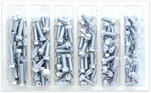 M6 8MM HEX FLANGE BOLT ASST 1 SV-M6HEXF-1