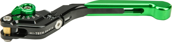 PUIG LEVER CLUTCH GREEEN EXTENDABLE/FOLDABLE 24VNV