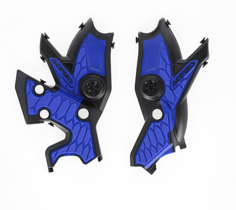 ACERBIS X-GRIP FRAME GUARD BLACK/BLUE YAM 2911461004