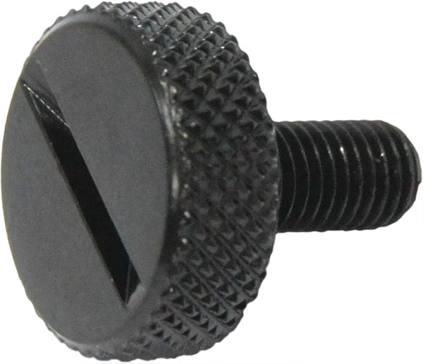 HARDDRIVE QUARTER TURN THUMB SCREW 1/4- 1/4 IN-28 BLACK 05-096BK