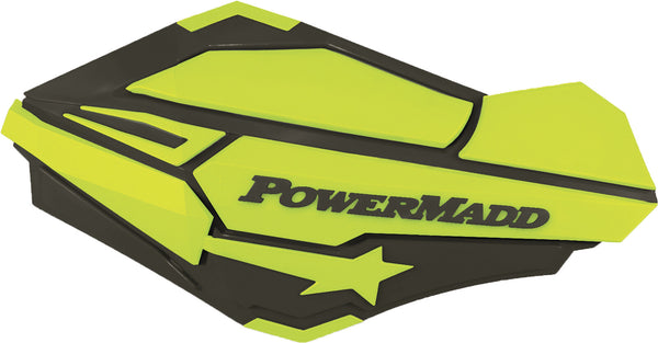 POWERMADD SENTINAL HANDGUARDS CHARCOAL/ HI-VIS 34425
