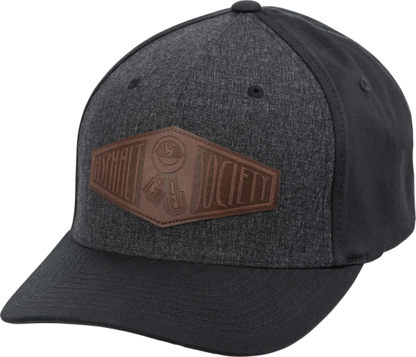 HIGHWAY 21 ASPHALT SOCIETY HAT BLACK/BROWN 489-1951S