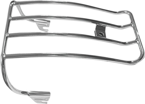 HARDDRIVE SOLO LUGGAGE RACK CHROME 84-96 SOFTAIL 77-0067