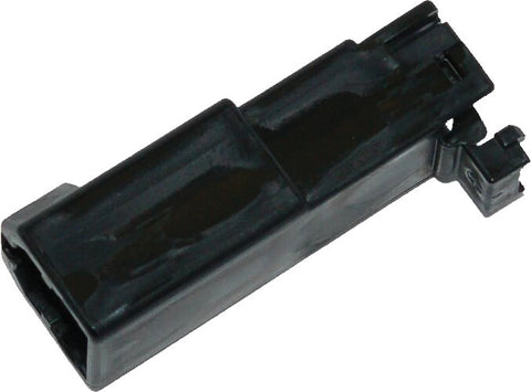 NAMZ CUSTOM CYCLE PRODUCTS AMP 040 2-WIRE CAP HOUSING HD# 72902-01BK NA-174057-2