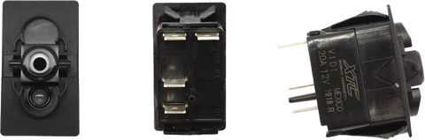 XTC POWER PRODUCTS DASH SWITCH BODY MOMENTARY BLUE BOTTOM SW12-NB000000