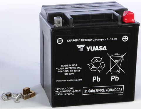 YUASA BATTERY YIX30L SEALED FACTORY ACTIVATED YUAM7230L