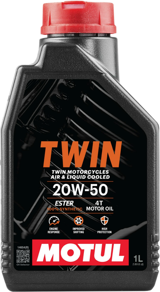 MOTUL TWIN 100% SYN 20W50 QT 108061