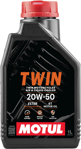 MOTUL TWIN 100% SYN 20W50 QT 108061