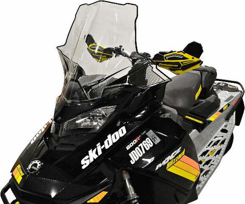 POWERMADD COBRA WINDSHIELD TALL 22 IN. CLEAR W/BLACK FADE S-D 13640