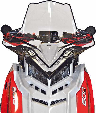 POWERMADD AXYS HIGH CLEAR WINDSHIELD 11640