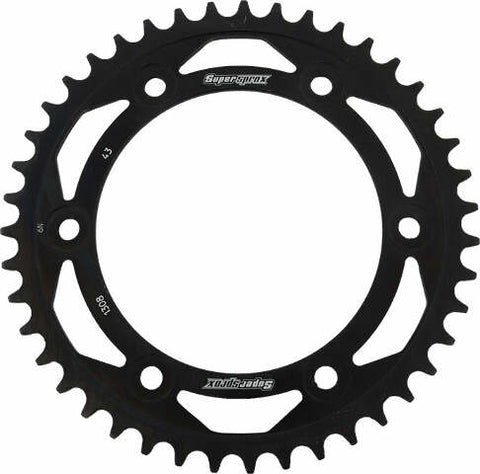 SUPERSPROX REAR SPROCKET STEEL 43T-520 BLK HON RFE-1308-43-BLK