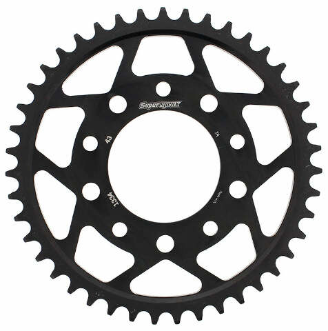 SUPERSPROX REAR SPROCKET STEEL 43T-530 BLK HON/TRI RFE-1334-43-BLK
