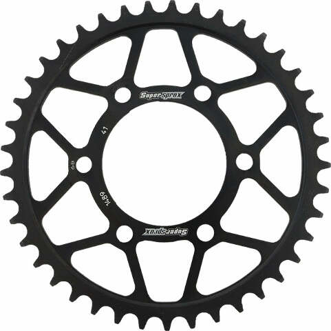 SUPERSPROX REAR SPROCKET STEEL 41T-525 BLK KAW RFE-1489-41-BLK