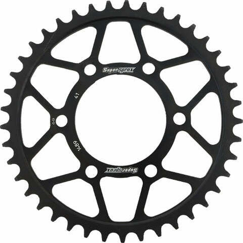 SUPERSPROX REAR SPROCKET STEEL 41T-525 BLK KAW RFE-1489-41-BLK