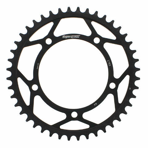SUPERSPROX REAR SPROCKET STEEL 44T-520 BLK HAY/SUZ/TRI RFE-1793-44-BLK