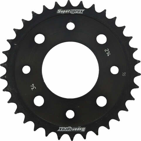 SUPERSPROX REAR SPROCKET STEEL 34T-420 BLK HON RFE-214-34-BLK