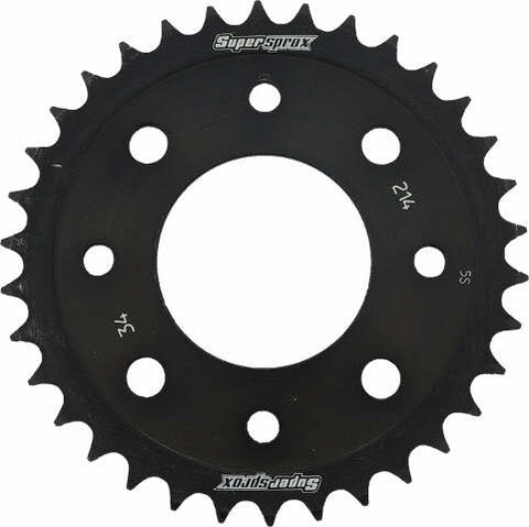 SUPERSPROX REAR SPROCKET STEEL 34T-420 BLK HON RFE-214-34-BLK