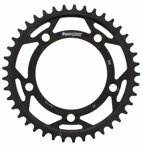 SUPERSPROX REAR SPROCKET STEEL 41T-530 BLK HON RFE-302-41-BLK