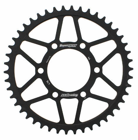 SUPERSPROX REAR SPROCKET STEEL 46T-520 BLK KAW RFE-478-46-BLK