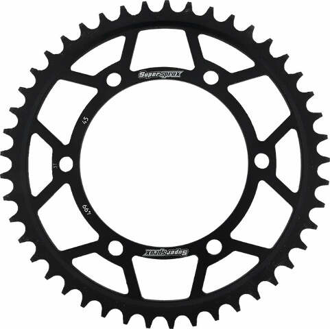 SUPERSPROX REAR SPROCKET STEEL 45T-530 BLK KAW RFE-499-45-BLK
